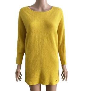 Ellen Tracy Sweater Womens Small Gold Yellow Pullover